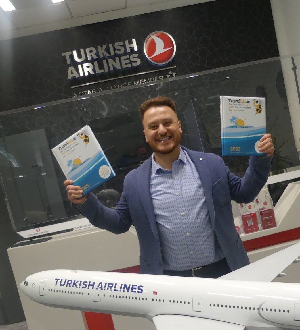 Onur Gul (Turkish Airlines) is bowled over with his new Travelbiz Diary