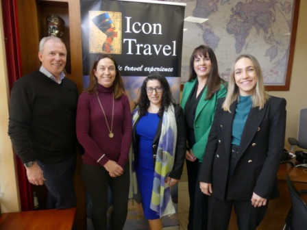 Carla and Antina visit Icon Travel in Waterford