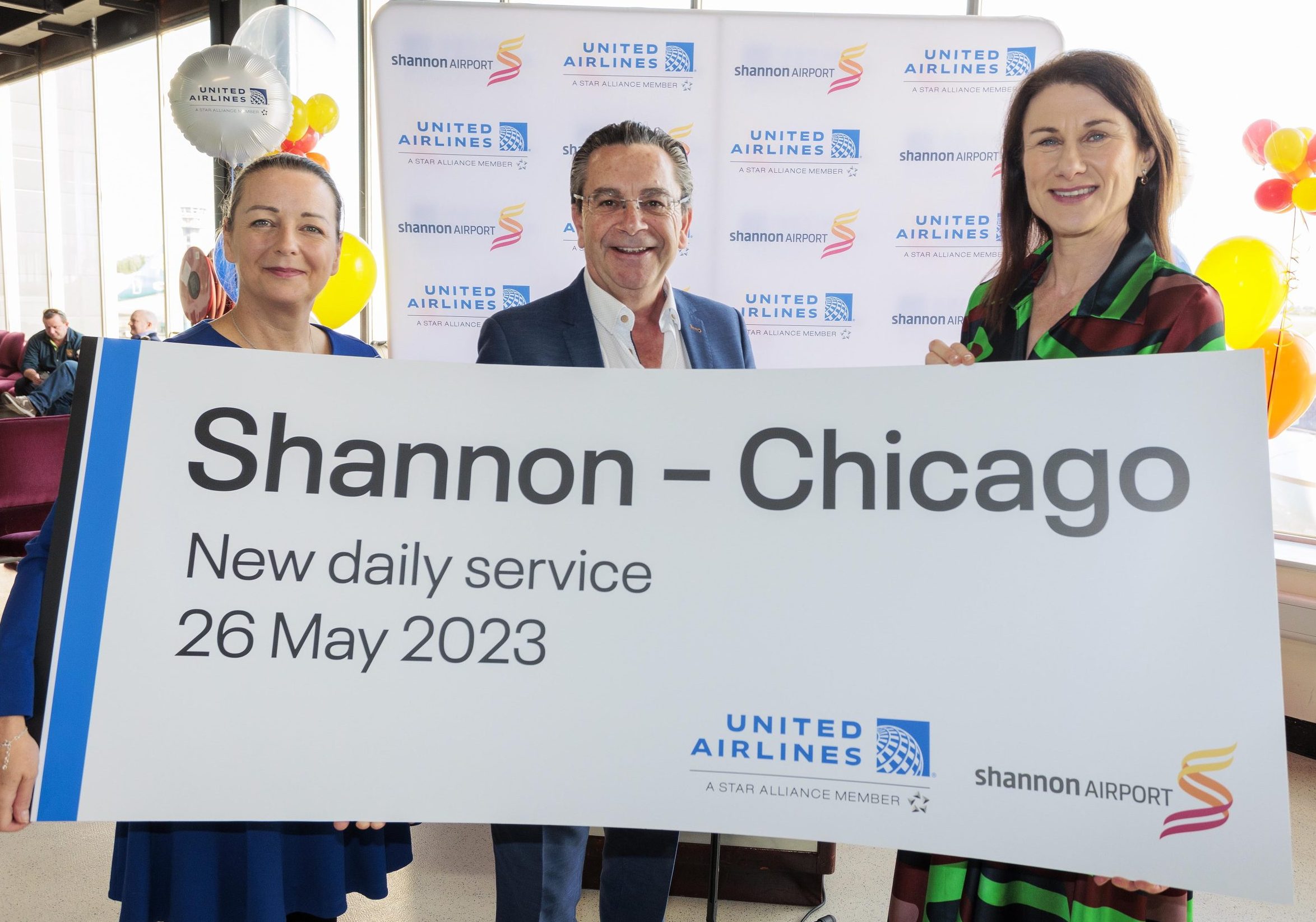 Take off for Shannon Airport’s new Chicago service with United