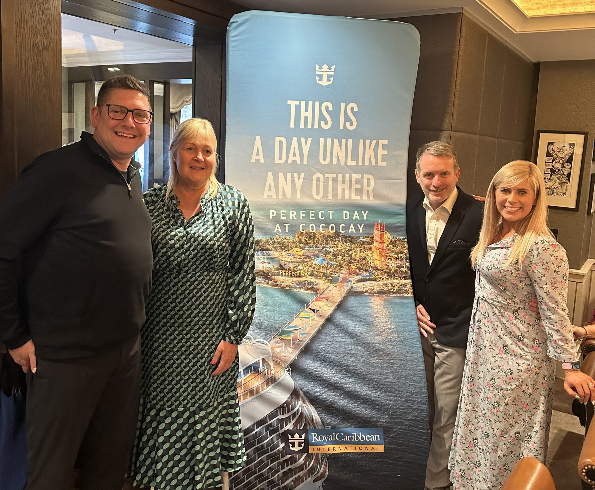 Royal Caribbean update trade and Media in the Shelbourne