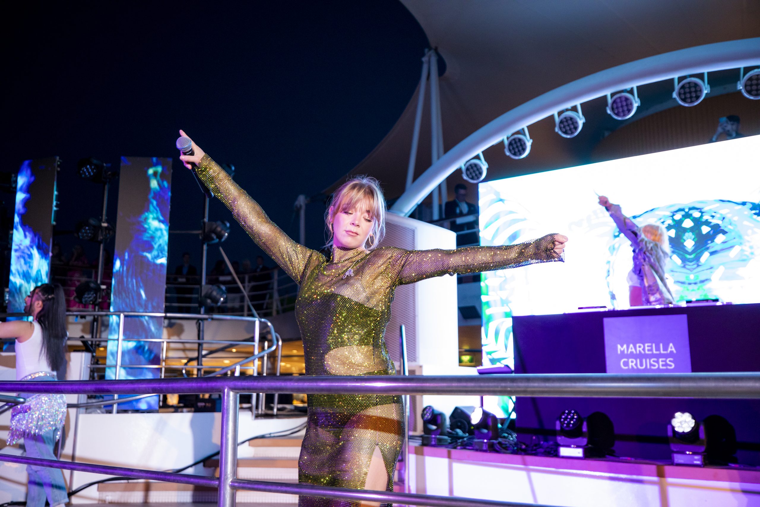 Becky Hill dazzles Irish trade partners with Iconic performance at Marella Voyager Launch