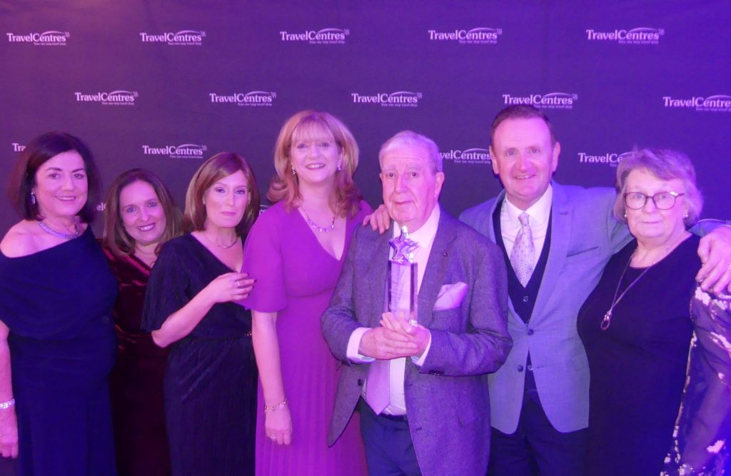 Sean Power (MD Harvey Travel Waterford) Outstanding contribution to the