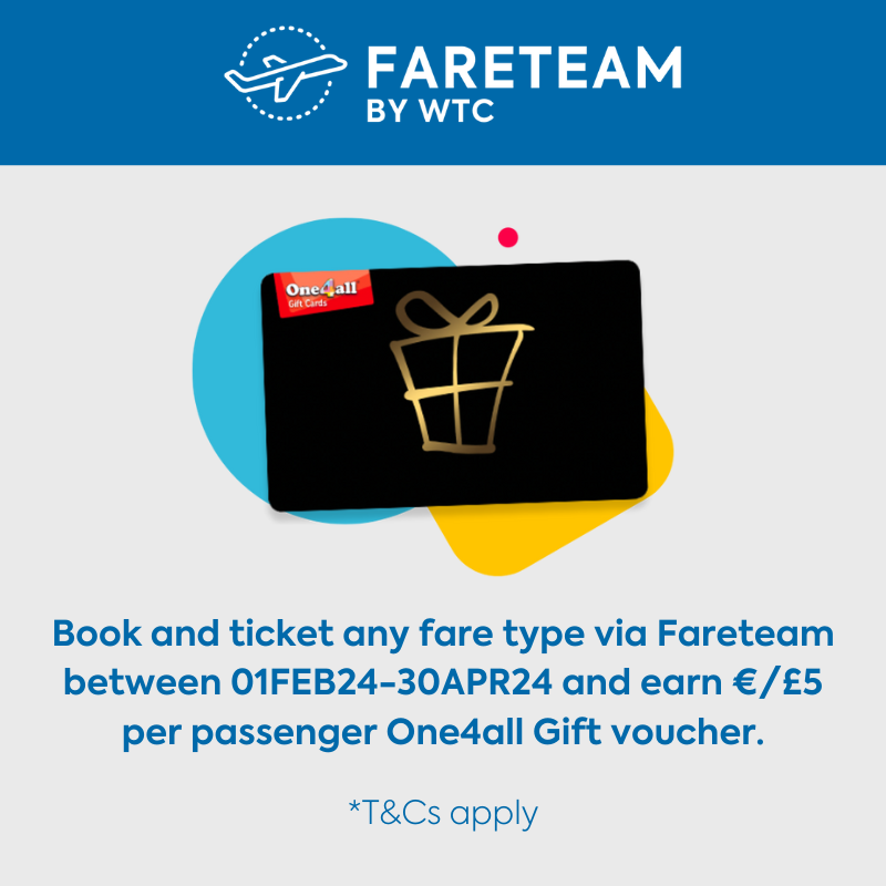 Book and Earn more with Fareteam with the BIG Giveaway