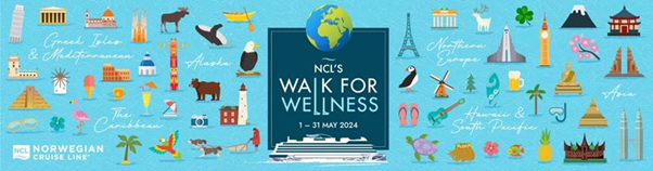 Nowegian Cruise Line Launches ‘Walk For Wellness’ and Pledges £10,000 to Aid Better Mental Health in the UK Travel Industry