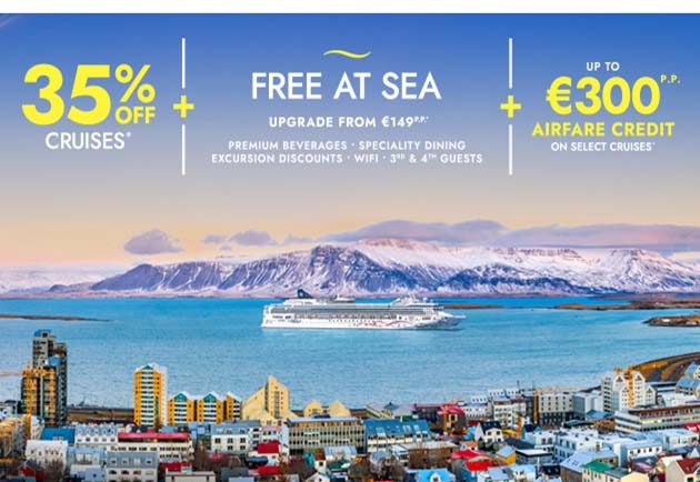 35% of Europe Cruises with NCL!