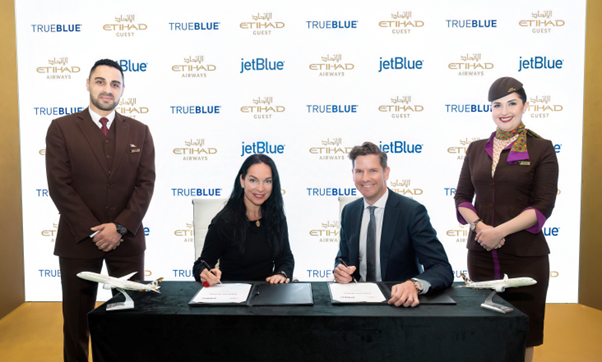 JetBlue and Etihad Airways Announce Loyalty Partnership as part of Codeshare Agreement