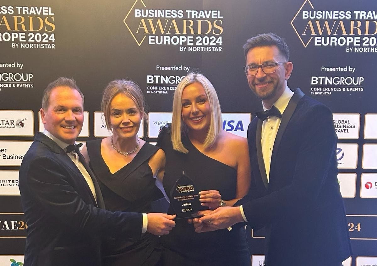 JetBlue Wins ‘Travel Partner of the Year – Long-Haul Airline’ From BTN Europe