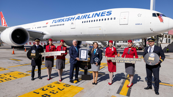 Turkish Airlines sets world record for flying to most countries