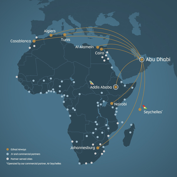 Etihad Grows Footprint in Africa as Flights to Nairobi Double