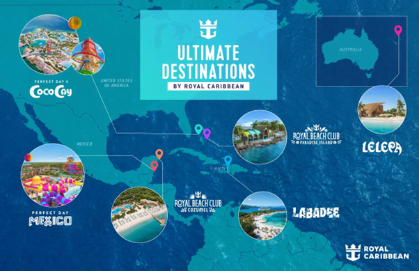 Royal Caribbean gives thrilling first look at Perfect Day Mexico, Plus Three More Destination Experiences to Come