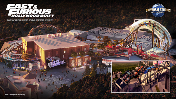 Universal Studios Hollywood Announces “Fast & Furious: Hollywood Drift,” that will Rocket Guests Up to 72 MPH.