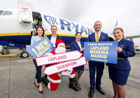 Shannon Airport Welcomes Ryanair’s Addition of a 4th Based Aircraft for Winter ’25, US $400m investment, 20% growth & 3 new routes