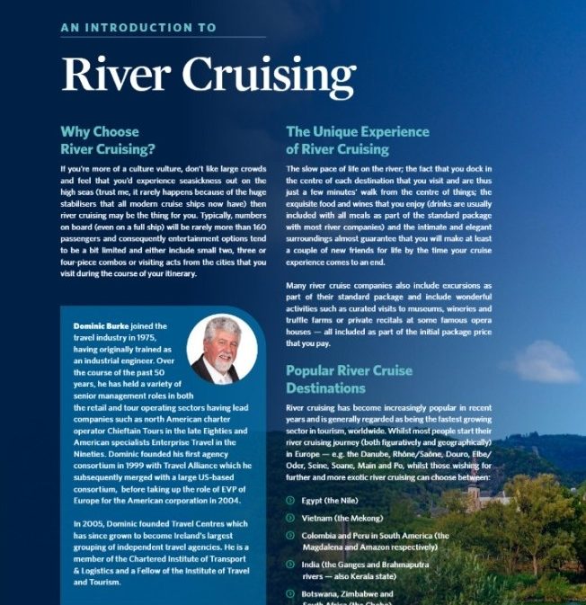 Travel Centres Launch 80 Page Ocean and River Cruising Beginners Guide