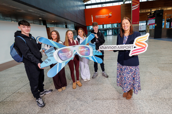 First Topflight for Schools Exclusive Ski Flight Takes Off from Shannon Airport