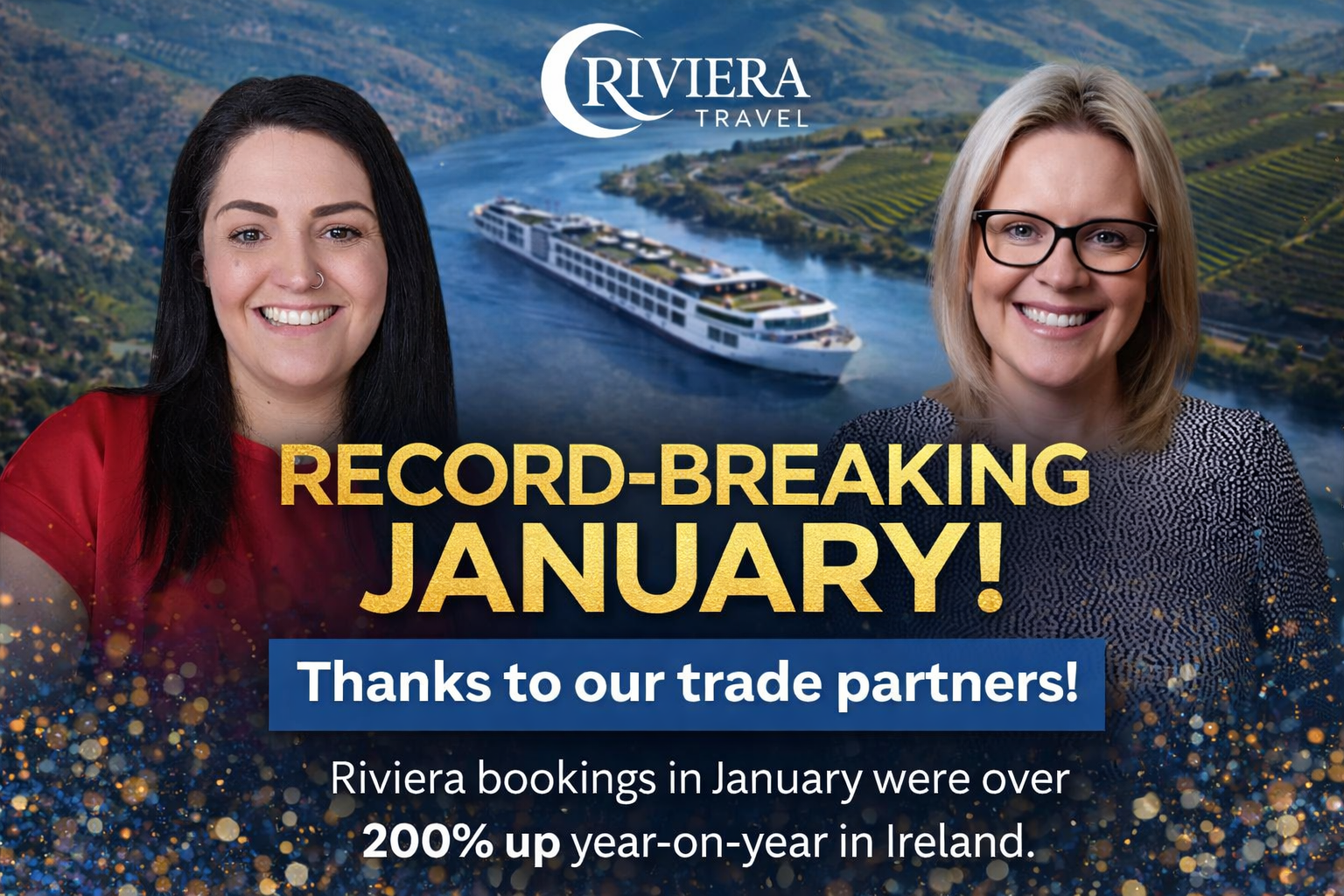 Riviera Travel Celebrates the Best January in its History – Thanks to Trade Partners