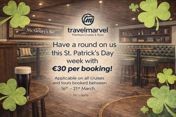 Have a round on Travelmarvel this Paddy’s Day week.