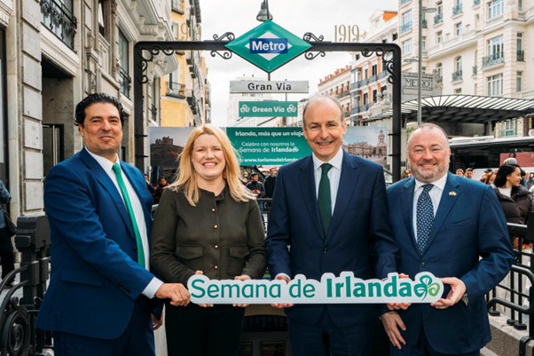 Taoiseach Micheál Martin launches Tourism Ireland’s St Patrick’s Day Celebrations in Madrid