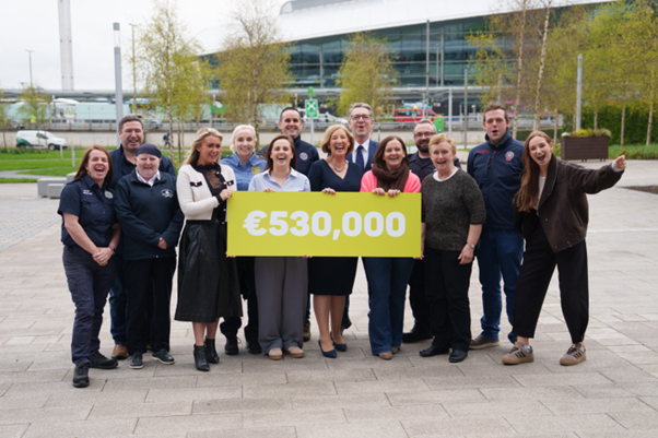 daa pledges €530,000 to Irish charities following successful staff fundraising