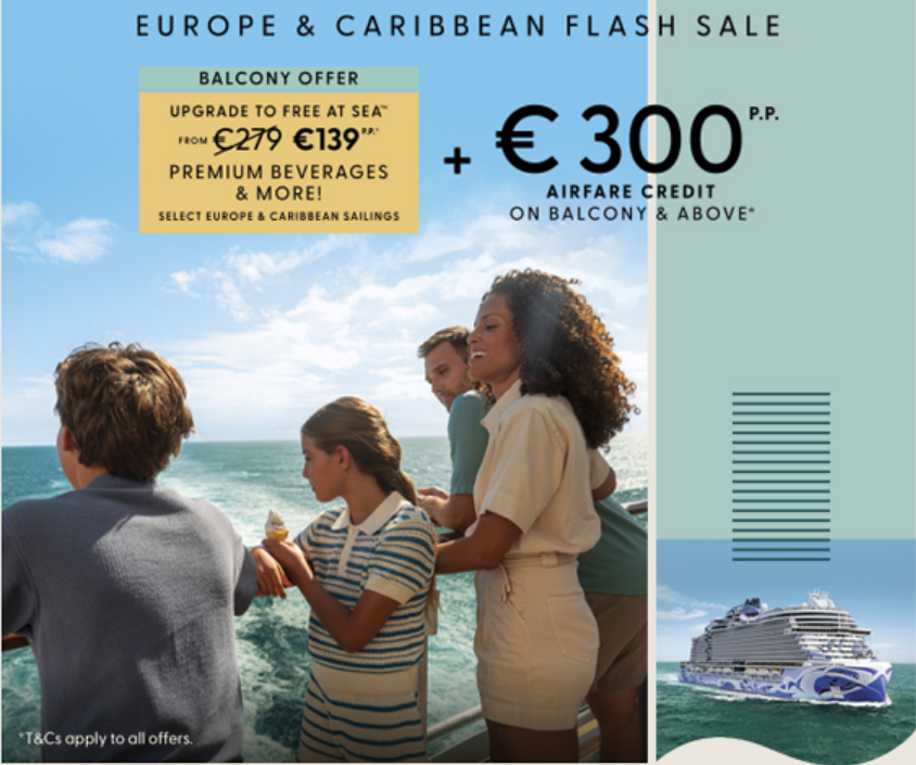 NCL’S FLASH SALE IS HERE! Book Today